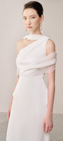 Sariton Sheath Extended Flap Polyester Ankle Length Dress - MEAN BLVD