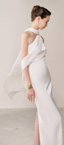 Sariton Sheath Extended Flap Polyester Ankle Length Dress - MEAN BLVD