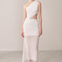 Satofi Bodycon Cut-Out Organza Spandex Midi Dress - MEAN BLVD