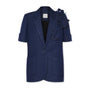 Scottie Straight V-Neck Denim Blazer - MEAN BLVD
