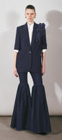 Scottie Straight V-Neck Denim Blazer - MEAN BLVD