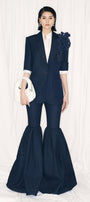 Scottie Straight V-Neck Denim Blazer - MEAN BLVD