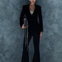 Selayne Fit and Flare Boot Cut Crepe Floor Length Pants - MEAN BLVD