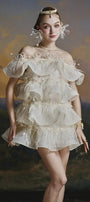 Selena Ruffle Mini Dress - MEAN BLVD