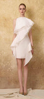 Seraph Pencil Ruffle Layer Taffeta Mini Dress - MEAN BLVD