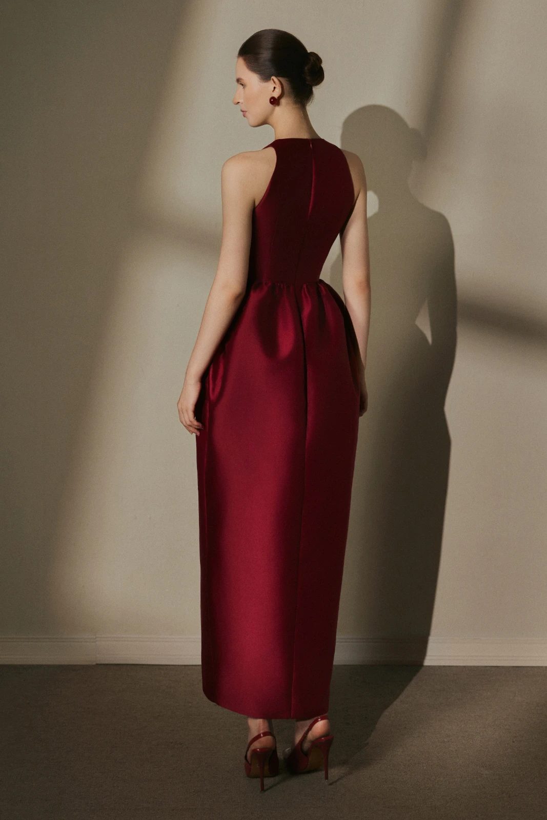 Seren Draped Midi Dress - MEAN BLVD