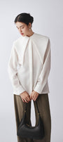 Seren Straight Sailor Collar Neck Linen Shirt - MEAN BLVD