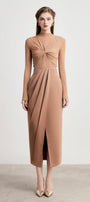 Serene Bodycon Boat Neck Elastane Top - MEAN BLVD