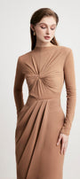 Serene Bodycon Boat Neck Elastane Top - MEAN BLVD