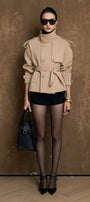 Siena High Neck Coat - MEAN BLVD