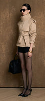 Siena High Neck Coat - MEAN BLVD