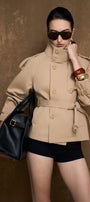 Siena High Neck Coat - MEAN BLVD