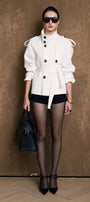 Siena High Neck Coat - MEAN BLVD