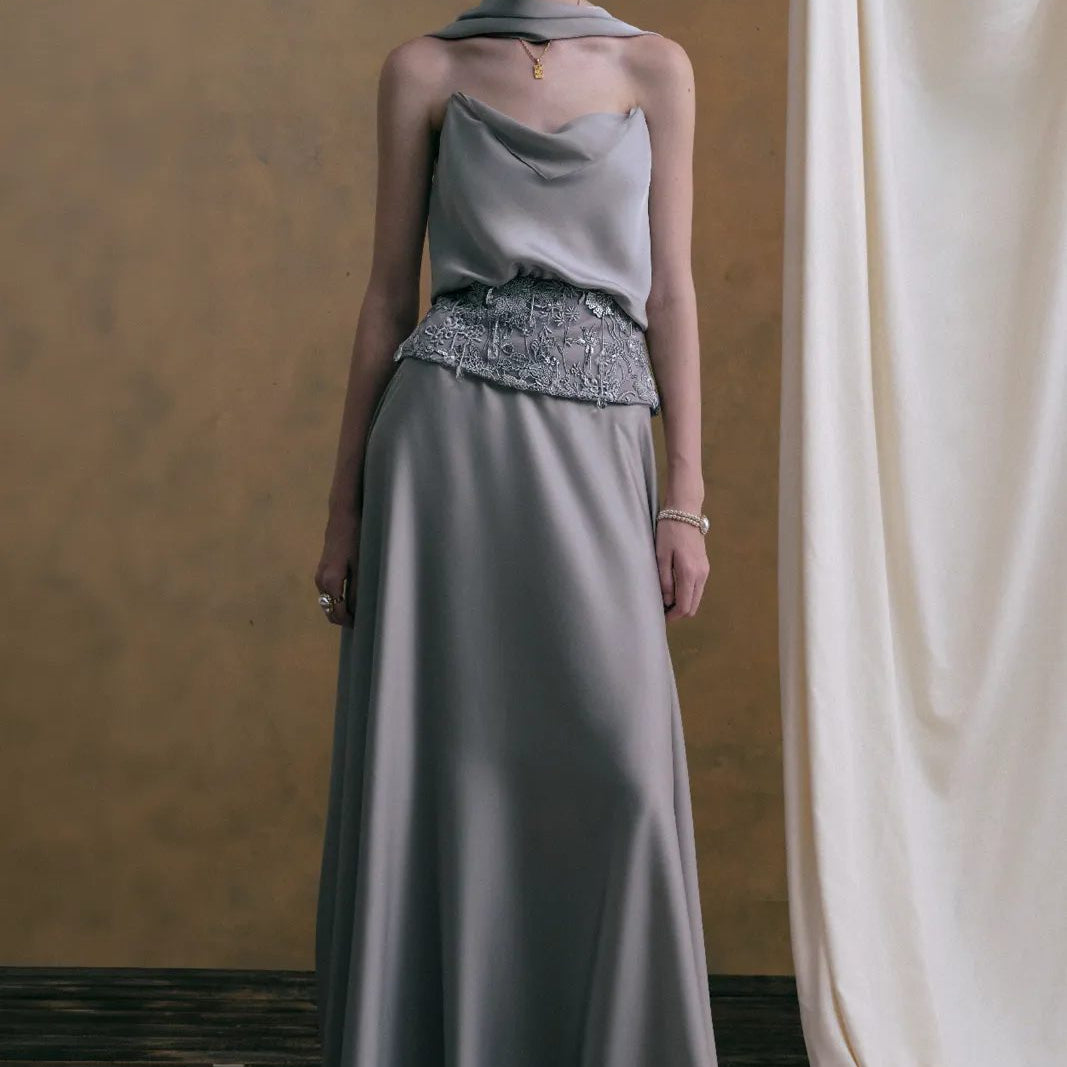Silvara Cowl Neck Maxi Dress - MEAN BLVD