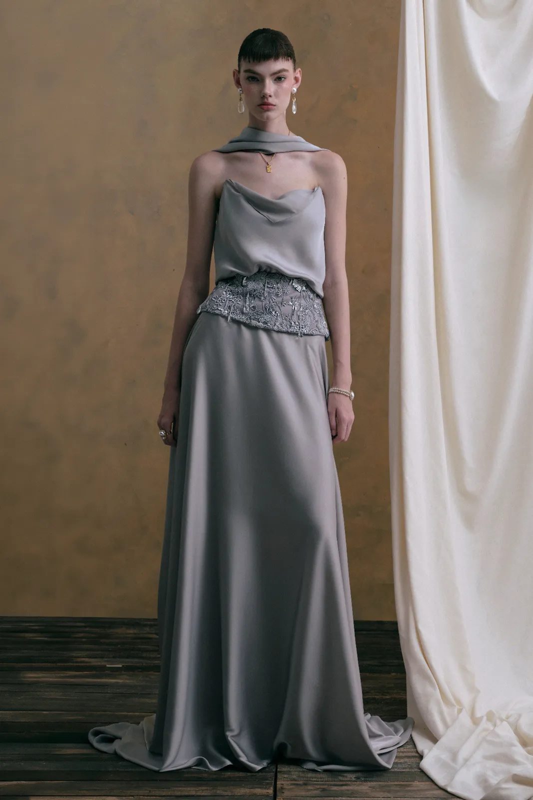 Silvara Cowl Neck Maxi Dress - MEAN BLVD