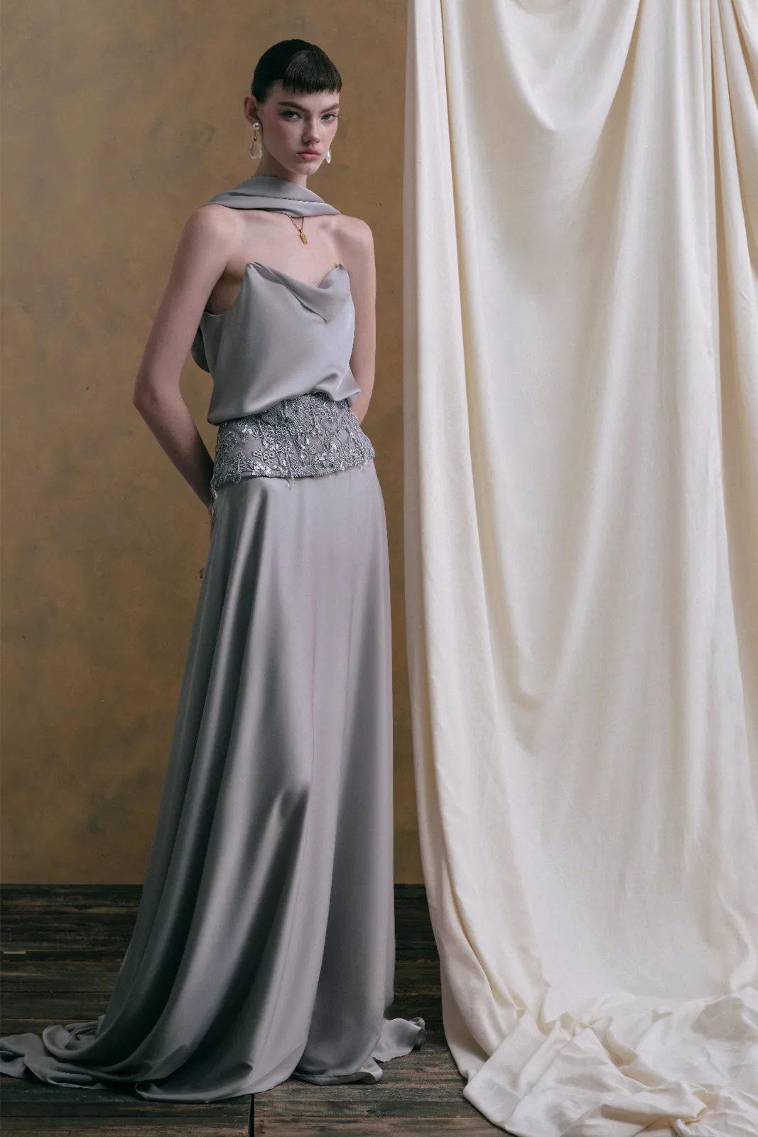Silvara Cowl Neck Maxi Dress - MEAN BLVD
