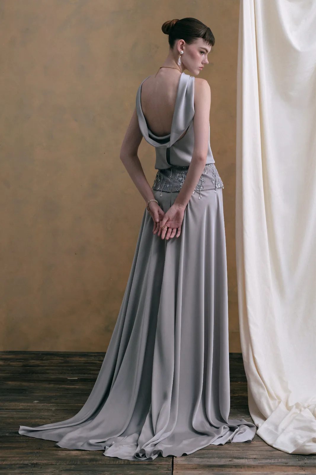 Silvara Cowl Neck Maxi Dress - MEAN BLVD