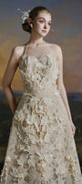 Sisley Floral Applique Midi Dress - MEAN BLVD