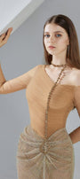 Skyla Bodycon Long Sleeved Organza Maxi Dress - MEAN BLVD
