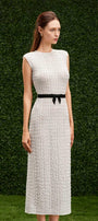 Sloan Sheath Cap Sleeved Lace Midi Dress - MEAN BLVD