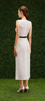 Sloan Sheath Cap Sleeved Lace Midi Dress - MEAN BLVD