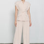 Sloane Straight Wide Leg Crepe Floor Length Pants - MEAN BLVD