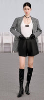 Snow Man Straight Peak Lapel Cotton Blazer - MEAN BLVD