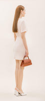 Sofia A-line High Neck Knitted Fabric Mini Dress - MEAN BLVD