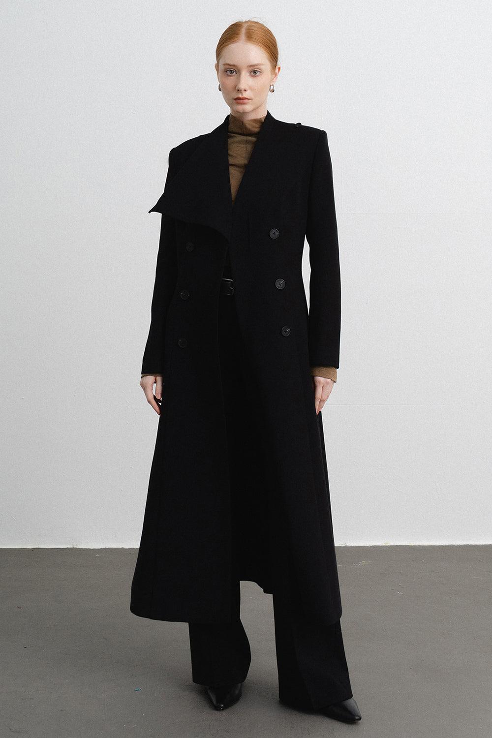 Women's Sofia Straight Double Breasted Polycotton Trench Coat S/M/L ...