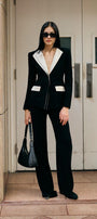 Sol A-line Long Sleeved Poly Silk Blazer - MEAN BLVD