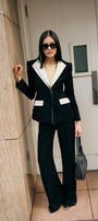 Sol A-line Long Sleeved Poly Silk Blazer - MEAN BLVD