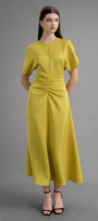 Sola A-line Round Neck Modal Midi Dress - MEAN BLVD