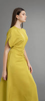 Sola A-line Round Neck Modal Midi Dress - MEAN BLVD
