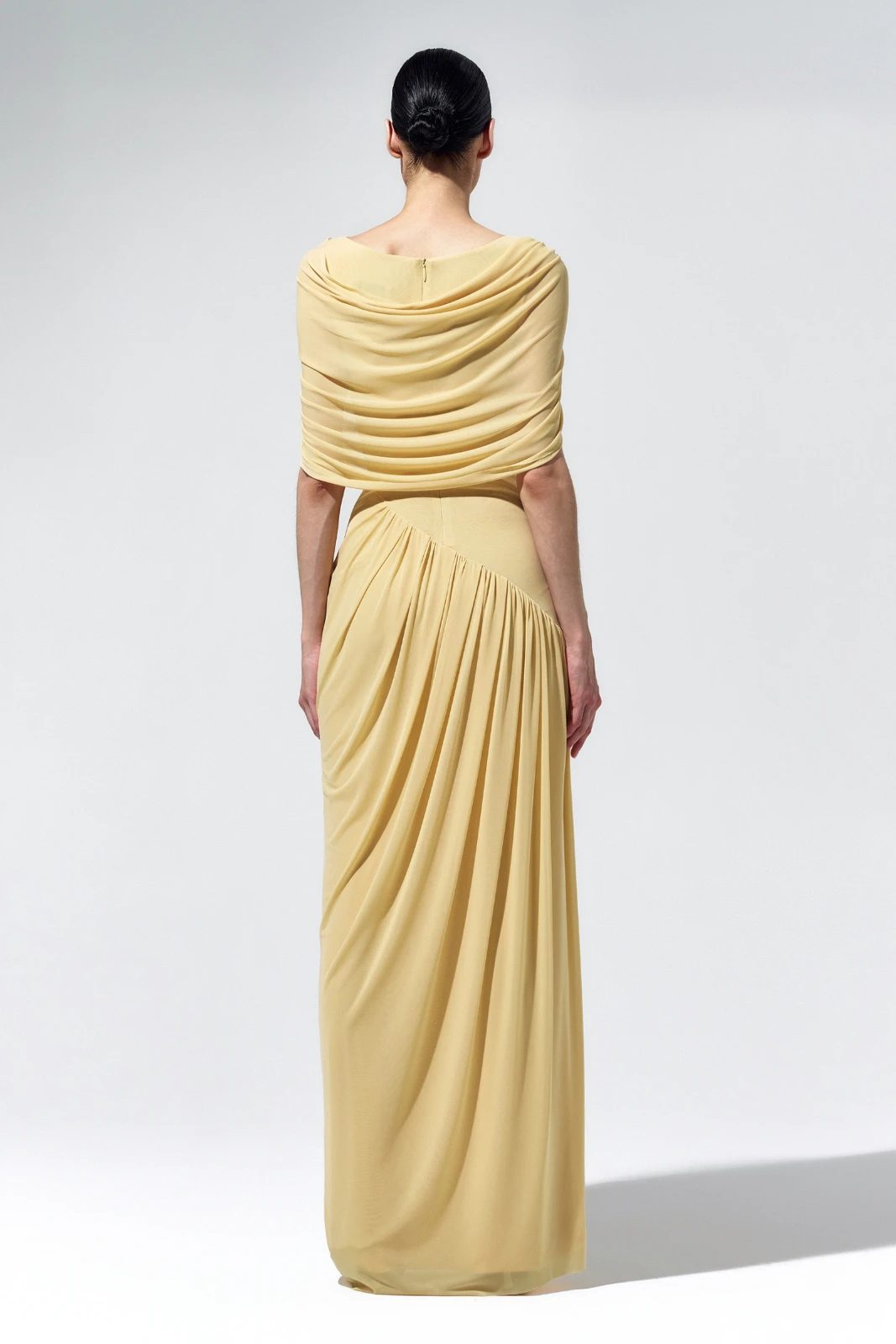Solea Ruched Draping Maxi Dress - MEAN BLVD