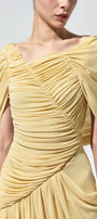Solea Ruched Draping Maxi Dress - MEAN BLVD