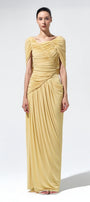 Solea Ruched Draping Maxi Dress - MEAN BLVD