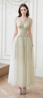 Solene Floral Applique Maxi Dress - MEAN BLVD