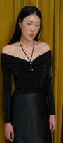 Son Bodycon Long Sleeved Knitted Fabric Top - MEAN BLVD