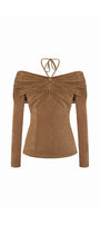 Son Bodycon Long Sleeved Knitted Fabric Top - MEAN BLVD