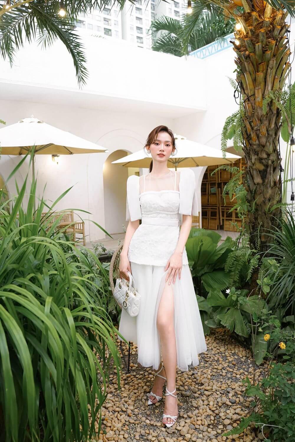 Sophia A-line Flared Tulle Midi Skirt - MEAN BLVD