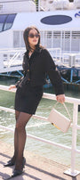 Sophia Fit and Flare Bouffant Sleeved Wool Blend Jacket - MEAN BLVD