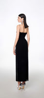 Sophia Straight Sweetheart Neck Crepe Midi Dress - MEAN BLVD