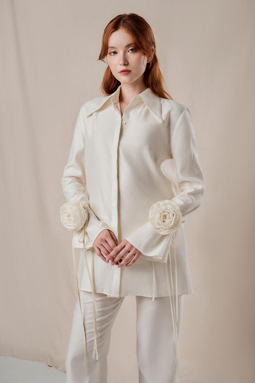 Sophie Straight Side Pocket Linen Ankle Length Pants - MEAN BLVD