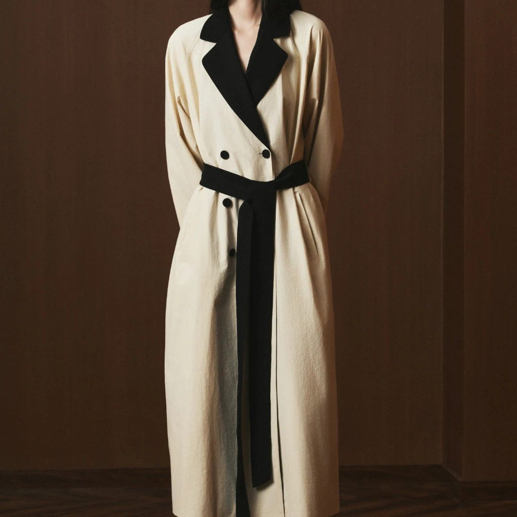 Soren Notched Lapel Trench Coat - MEAN BLVD