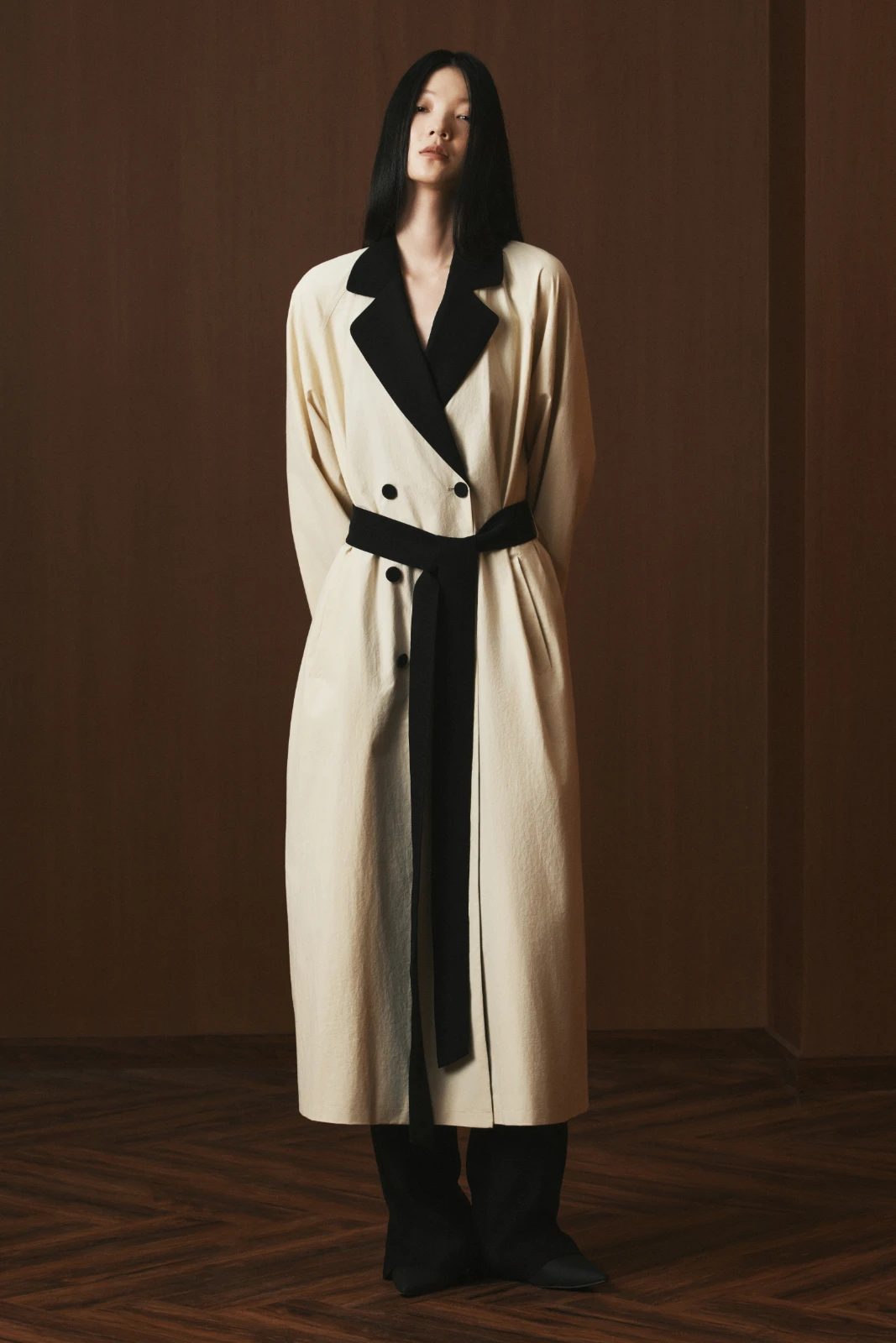 Soren Notched Lapel Trench Coat - MEAN BLVD