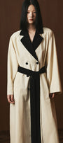 Soren Notched Lapel Trench Coat - MEAN BLVD
