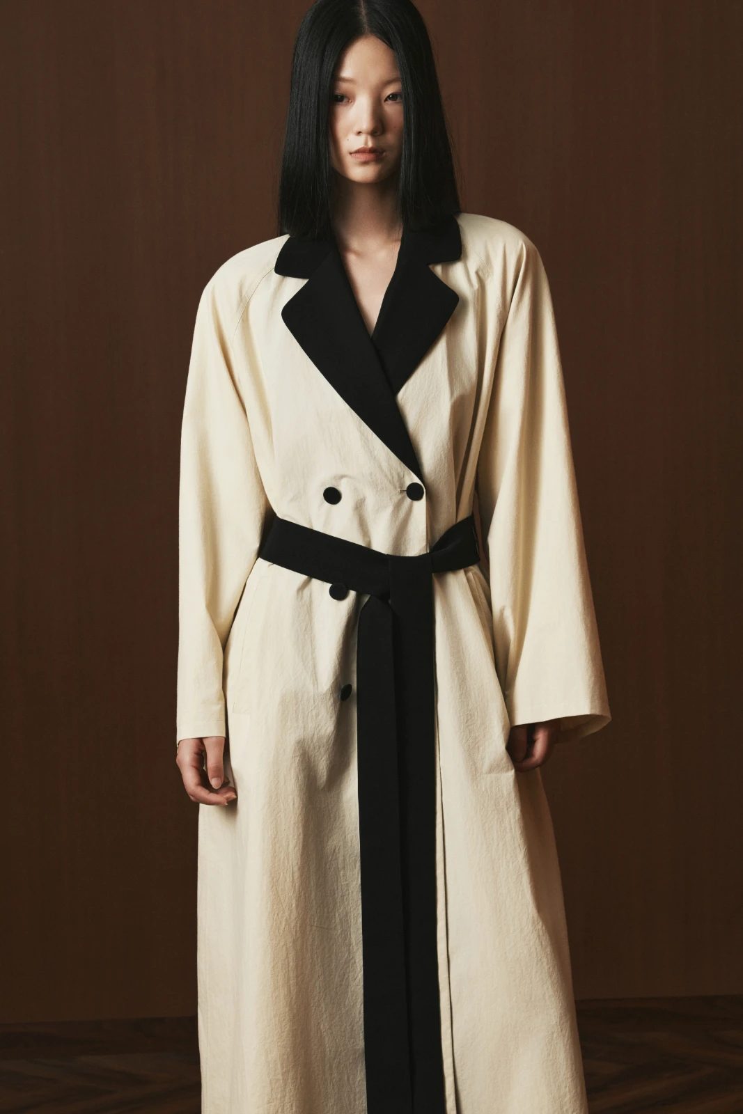 Soren Notched Lapel Trench Coat - MEAN BLVD