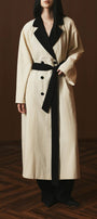Soren Notched Lapel Trench Coat - MEAN BLVD