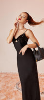 Spark Sheath Spaghetti Strap Wool Cotton Ankle Length Dress - MEAN BLVD