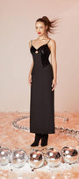Spark Sheath Spaghetti Strap Wool Cotton Ankle Length Dress - MEAN BLVD